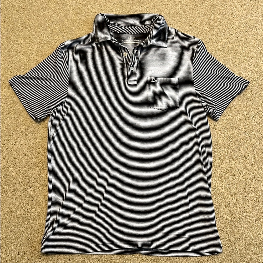 Vineyard Vines Striped Edgartown Polo Shirt